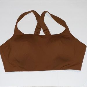 Lululemon EUC woman’s sports Bra chocolate brown